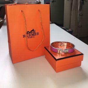 Pink Hermès bracelet